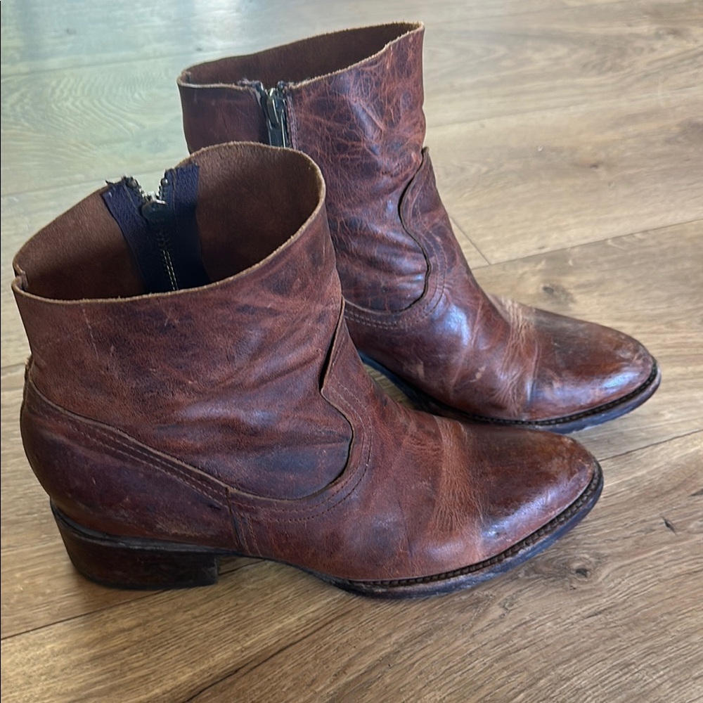 Freebird Brown Ankle Boots